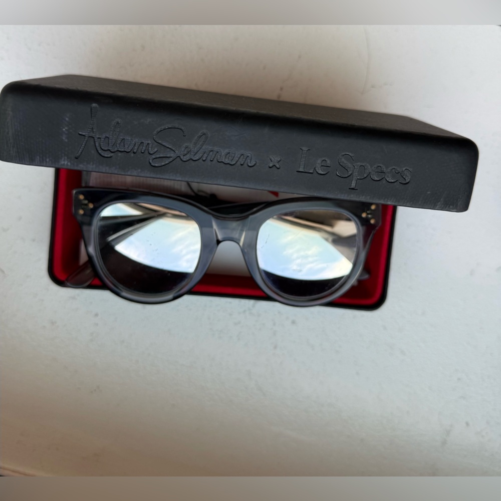 Adam Selman x Le Spec Dark Grey Sunglasses